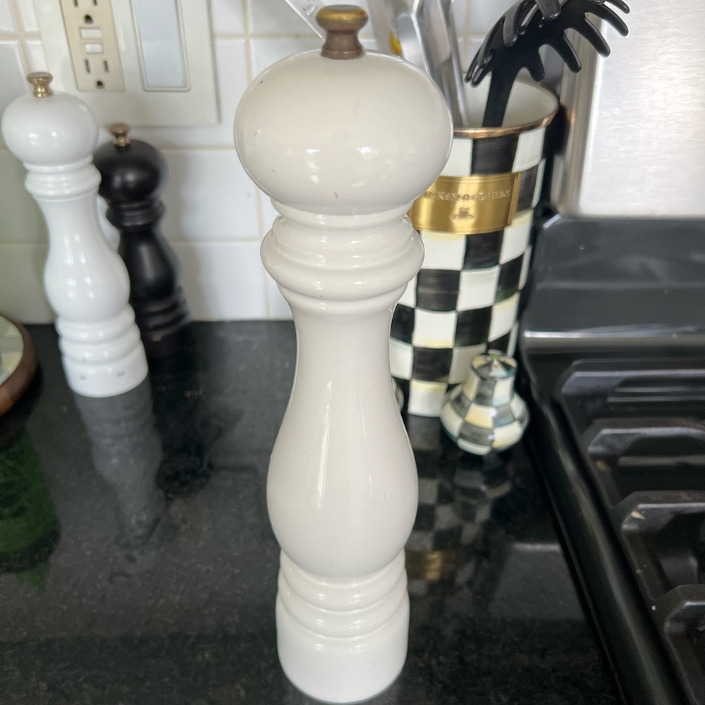 Peugeot Pepper Mill vintage 12” white